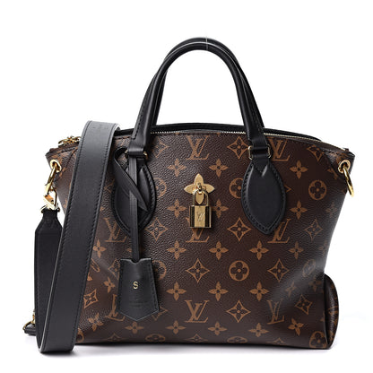 Louis Vuitton Monogram Flower Zipped Tote PM Black 1 of 11
