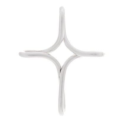 Tiffany Sterling Silver Elsa Peretti Infinity Cross Pendant 1 of 4