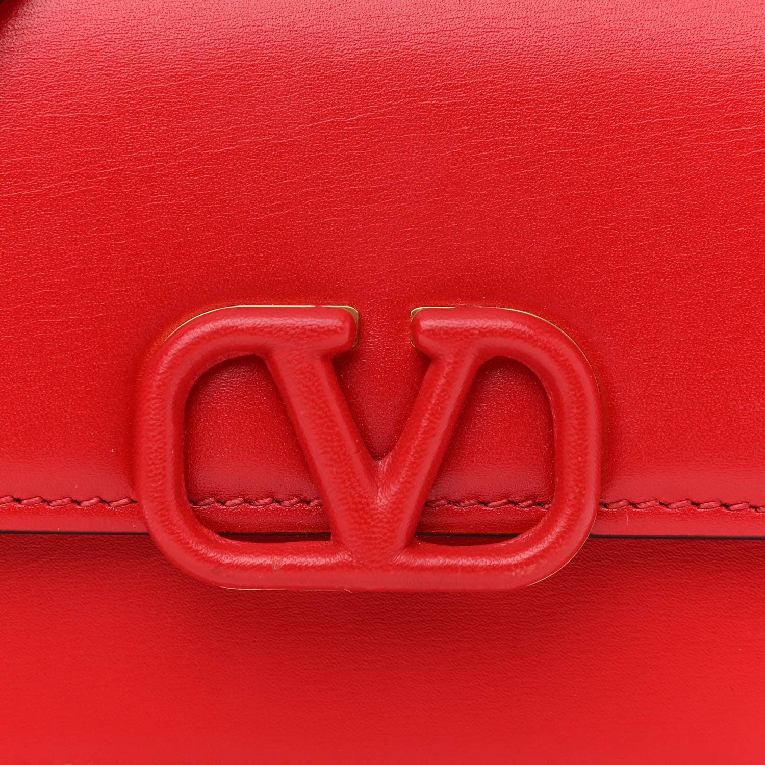 Valentino Garavani Smooth Calfskin Micro VSling Shoulder Bag Rouge Pur 8 of 11