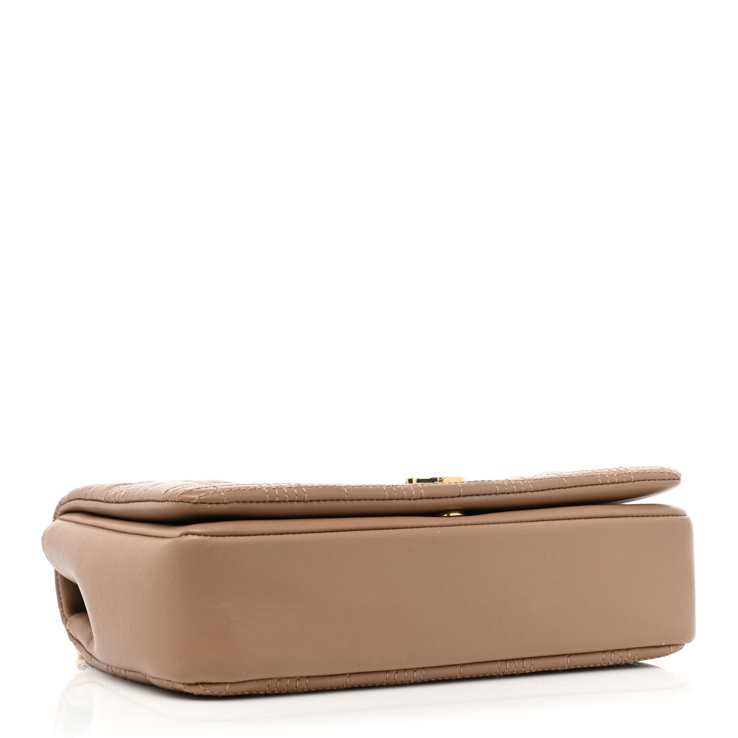 Lambskin Quilted Small Lola Bag Camel