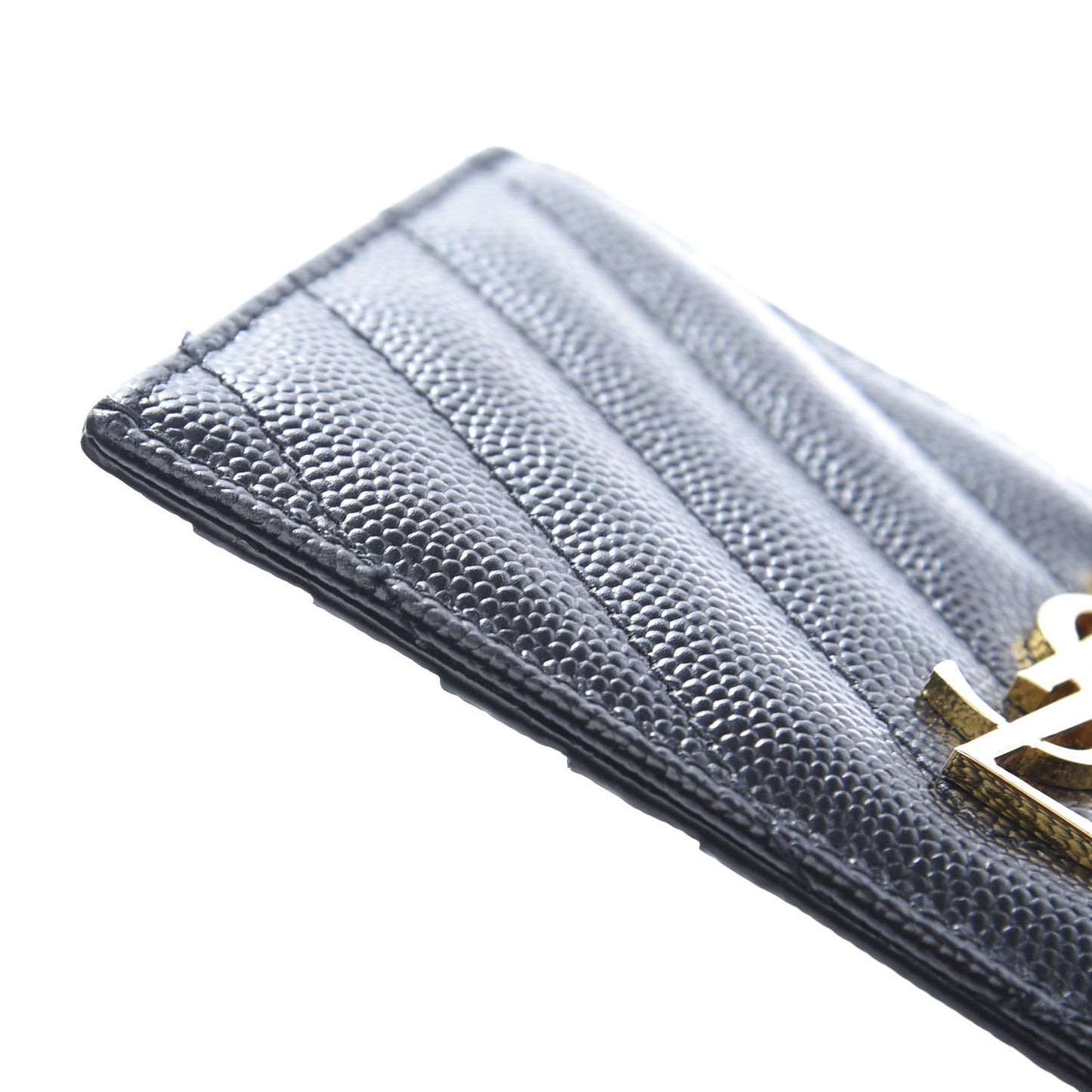 Monogram Grain de Poudre 5 Fragments Zip Pouch Card Holder Black