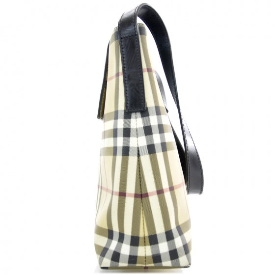 Burberry Prorsum House Check Shoulder Bag Black 4 of 10