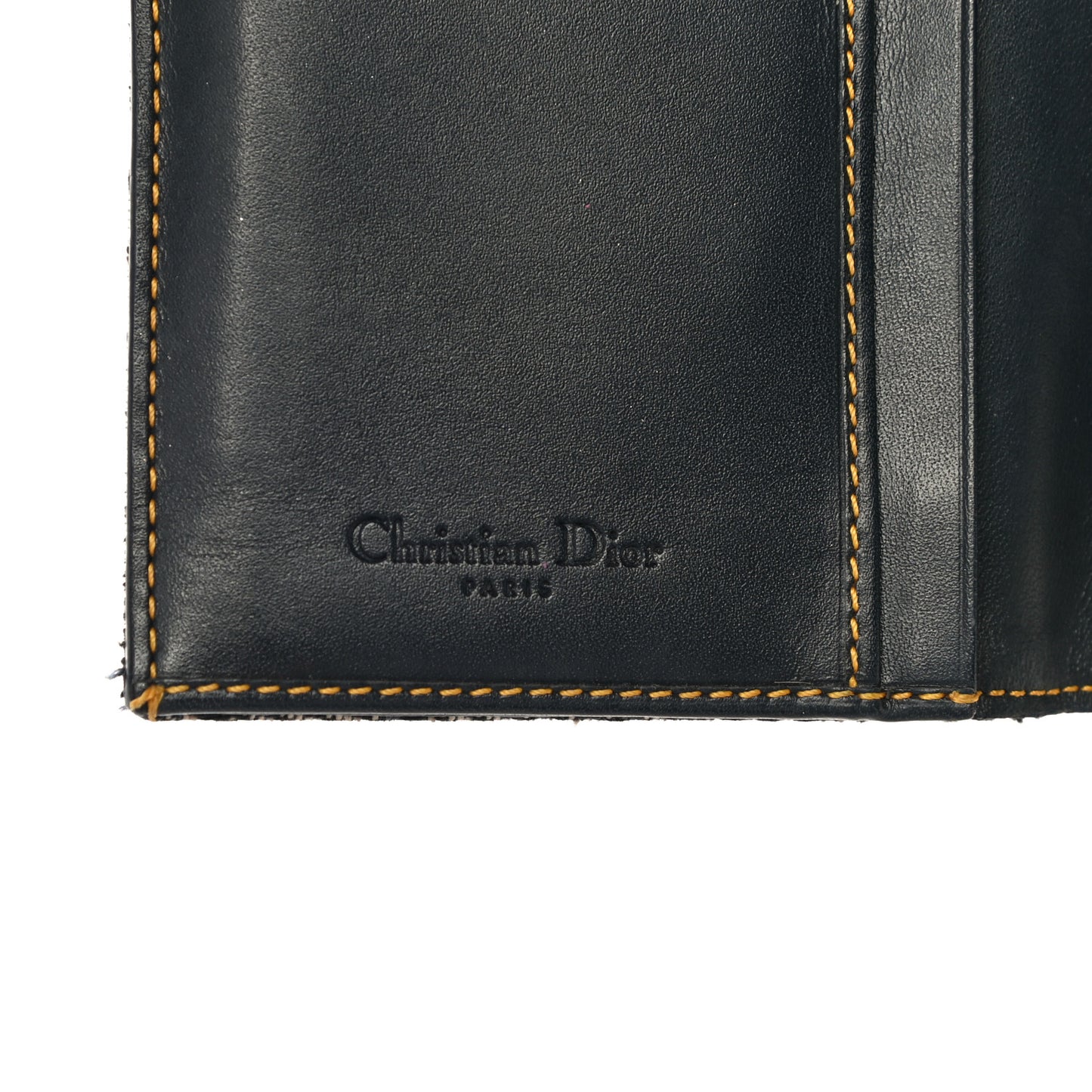 Monogram Saddle Wallet Navy