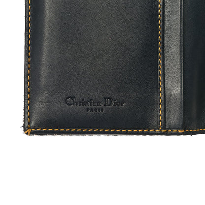 Christian Dior Monogram Saddle Wallet Navy 6 of 13