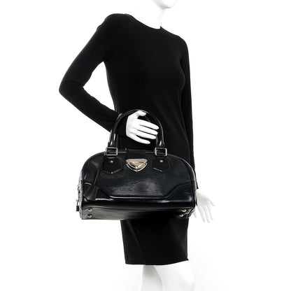 Louis Vuitton Epi Bowling Montaigne GM Black 2 of 10