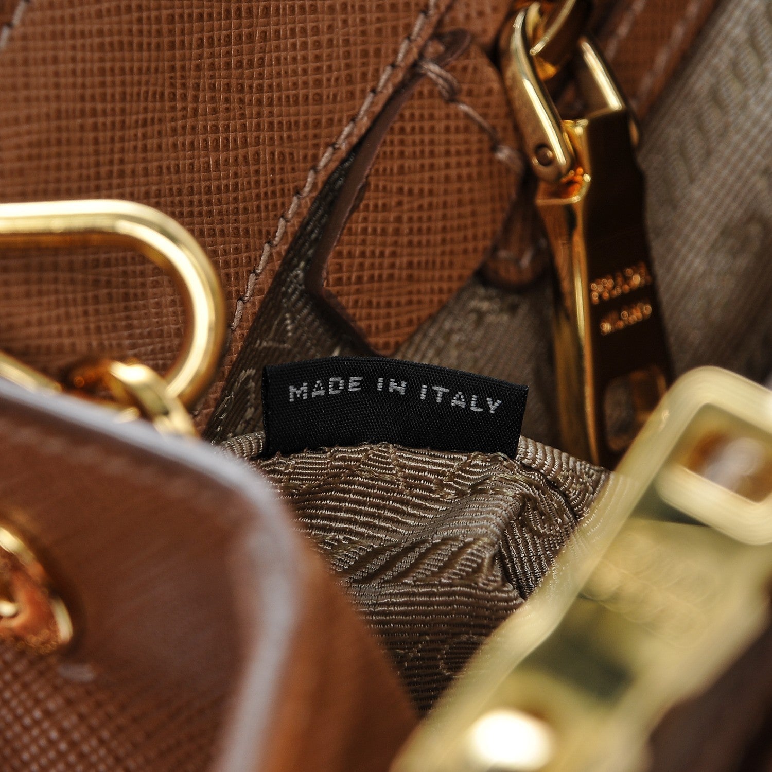 Prada Saffiano Medium Galleria Double Zip Tote Caramel 7 of 7