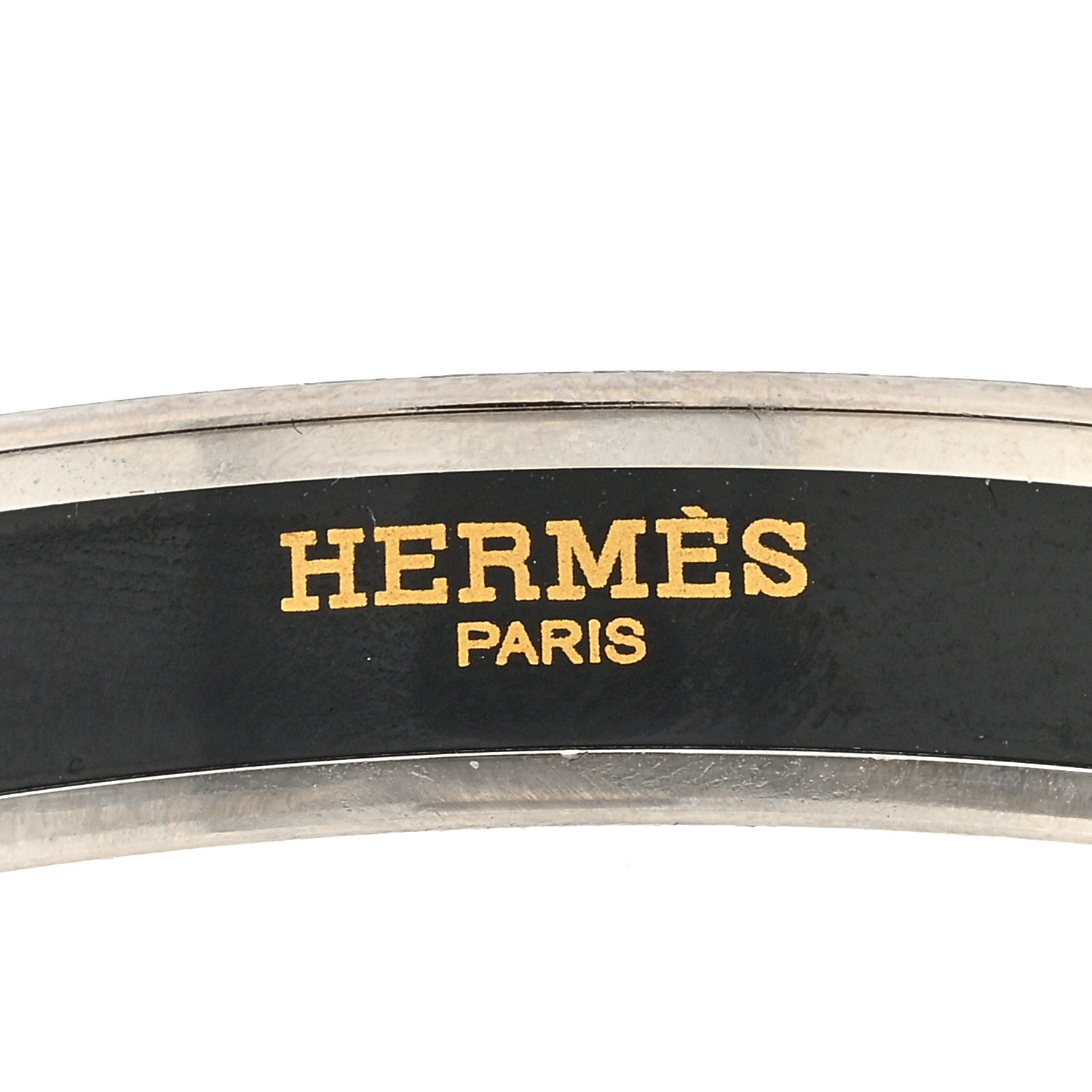 Hermes Enamel Narrow Printed Buckle Bracelet 65 3 of 3