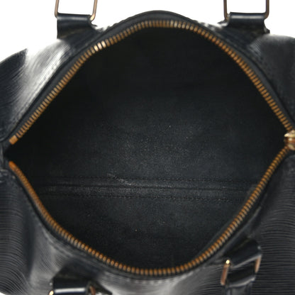 Louis Vuitton Epi Speedy 25 Black 5 of 11