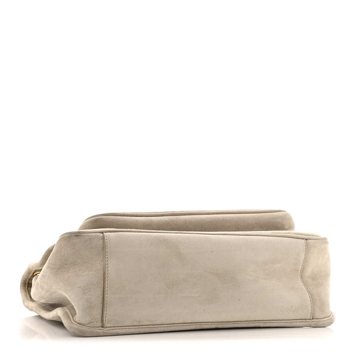 Saint Laurent Suede Monogram Medium Niki Chain Satchel Light Beige 4 of 15