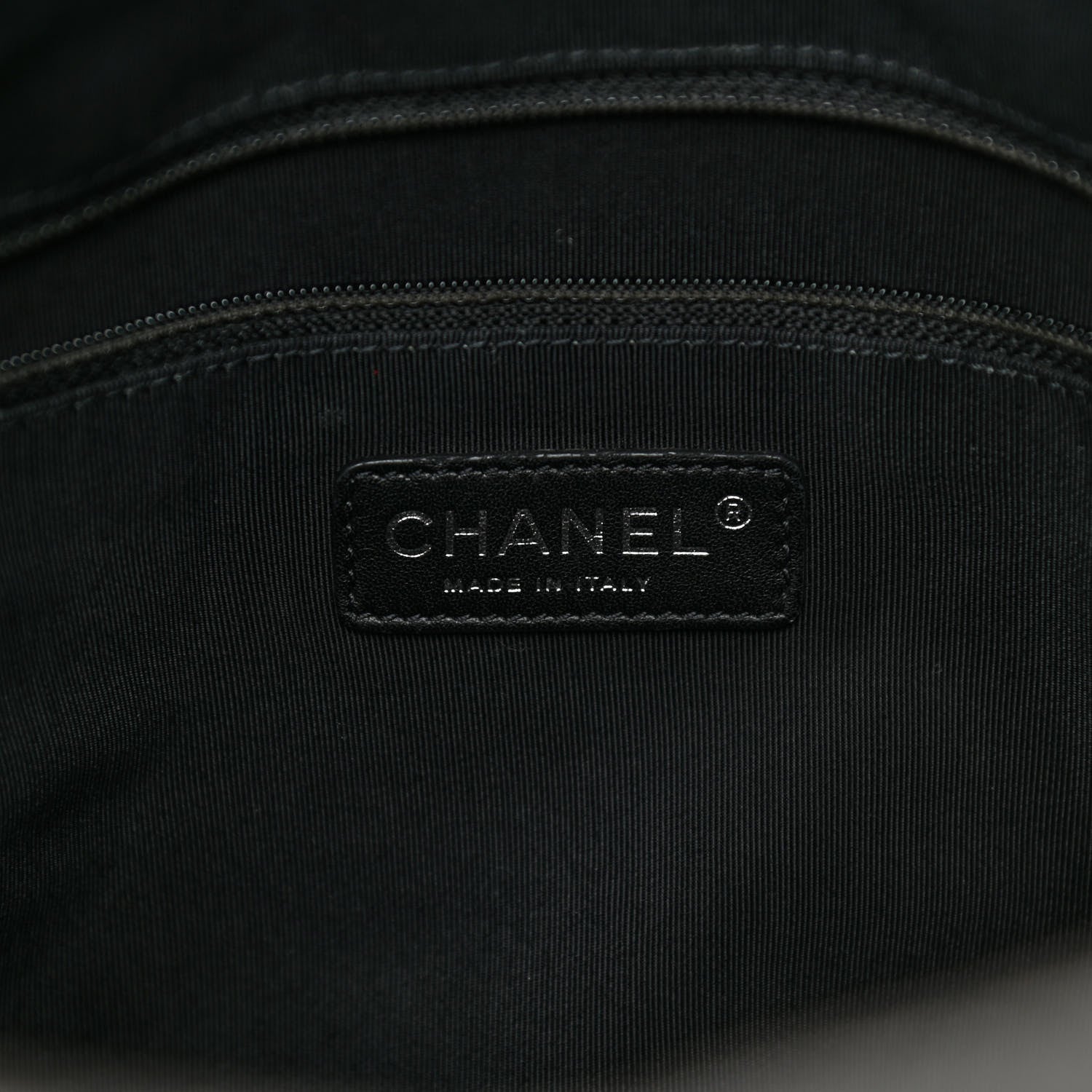 Chanel Metallic Calfskin Quilted Large Chain Me Hobo Dark Grey 6 of 9