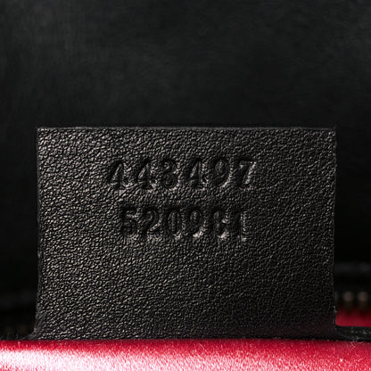 Gucci Velvet Matelasse Small GG Marmont Shoulder Bag Black 7 of 11