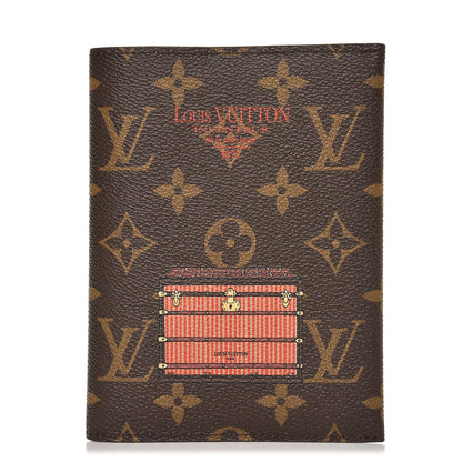 Louis Vuitton Damier Ebene Trunks and Locks Passport Cover 1 of 7