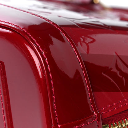 Louis Vuitton Vernis Rayures Alma BB Pomme D'Amour 11 of 11