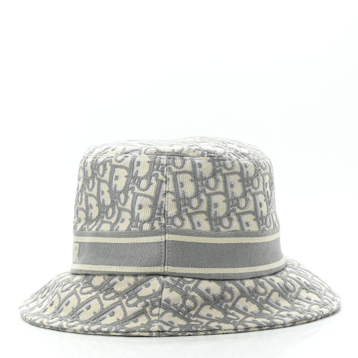 Christian Dior Oblique Bucket Hat 59 Grey 4 of 9