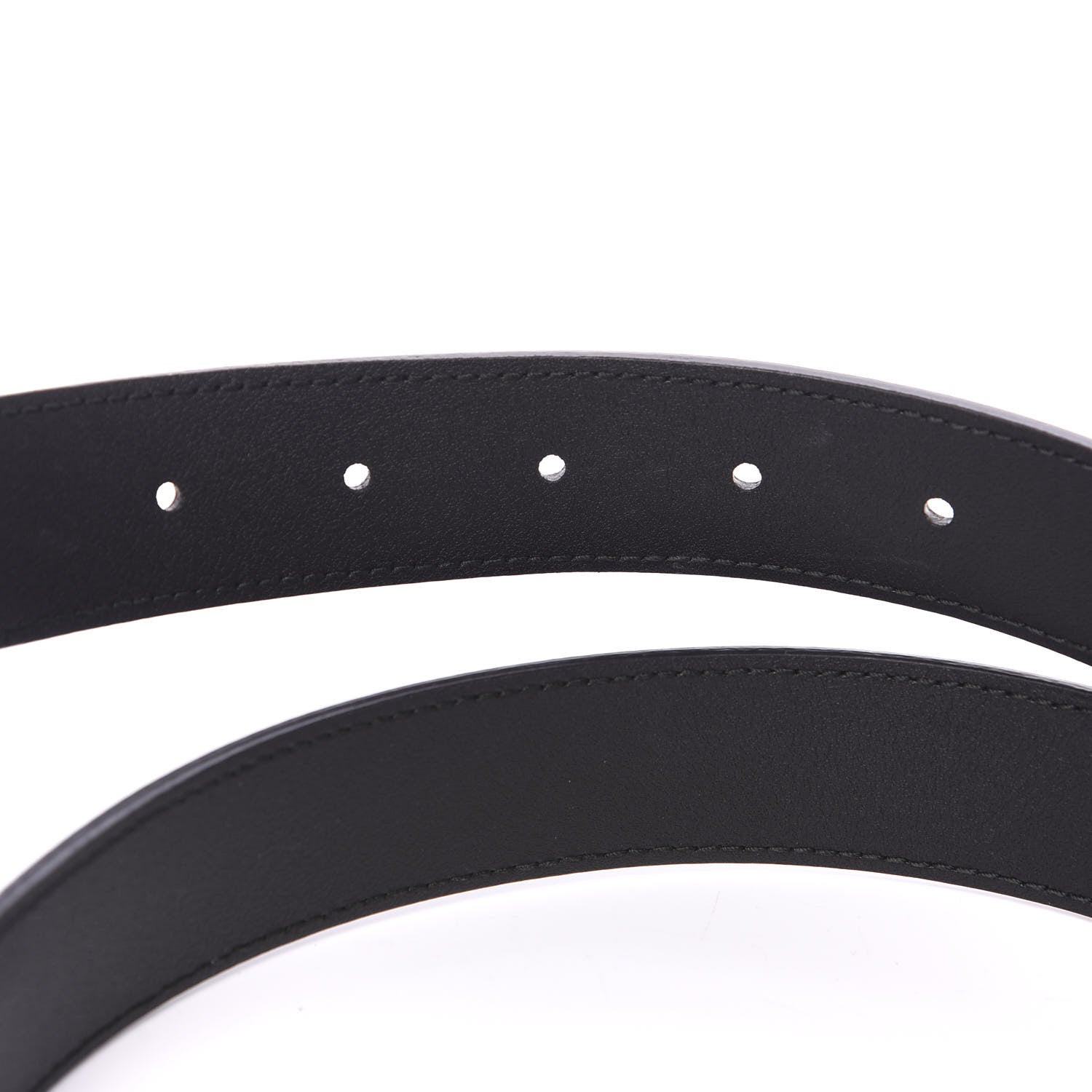 Gucci Calfskin Double G 30mm Belt 85 34 Black 3 of 4