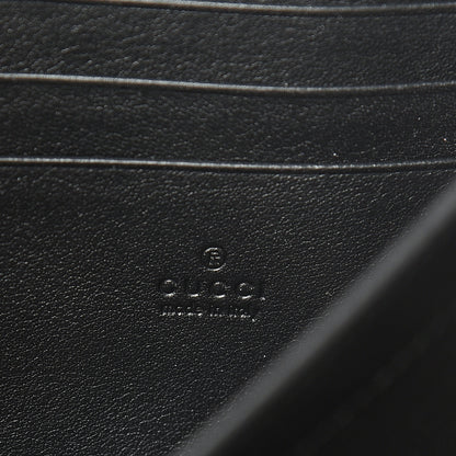 Gucci Velvet Matelasse GG Marmont Chain Wallet Black 5 of 10