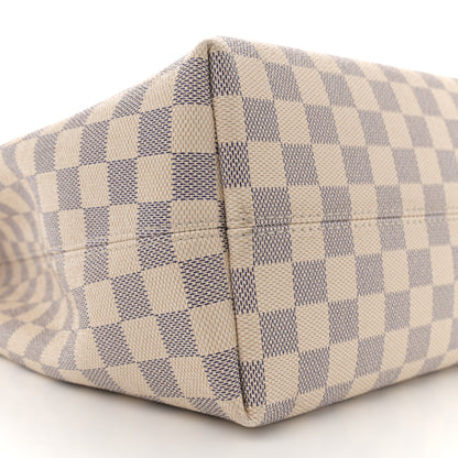 Louis Vuitton Damier Azur Graceful MM Rose Ballerine 8 of 12