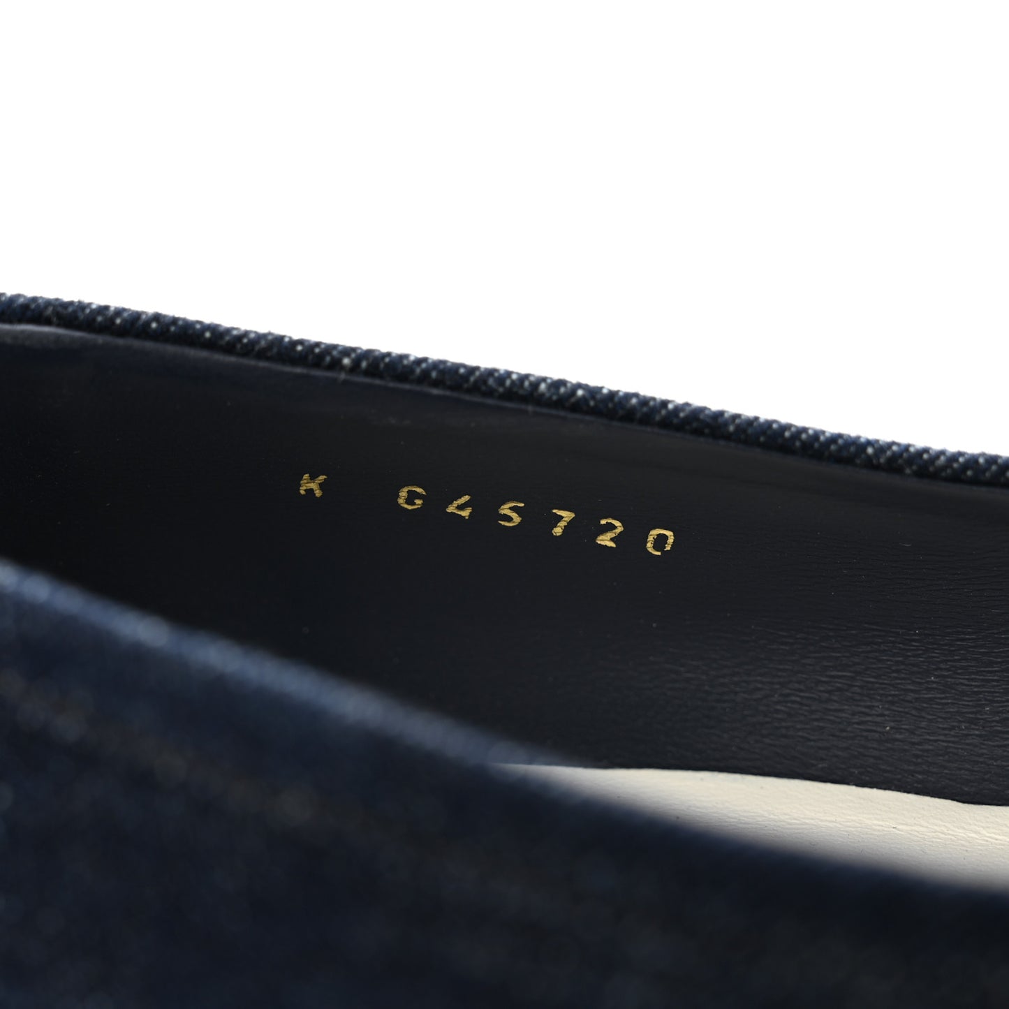 Denim CC Turnlock Loafers 39 Dark Blue
