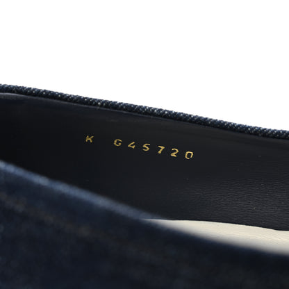 Chanel Denim CC Turnlock Loafers 39 Dark Blue 8 of 9