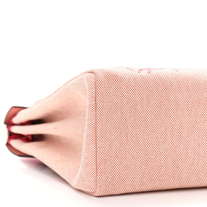 Hermes Vache Hunter Toile Pegase Pop Herbag Zip Retourne 31 PM Rouge Piment 10 of 11
