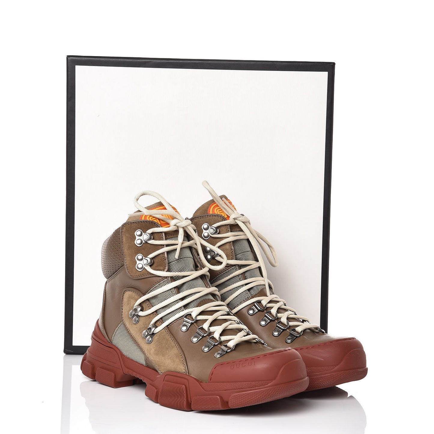 X SEGA Calfskin Suede Technical Canvas Womens Flashtrek High-Top Sneakers 40 Ardesia Cerise