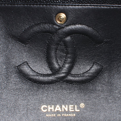 Chanel Caviar Quilted Medium Double Flap Black 6 of 8