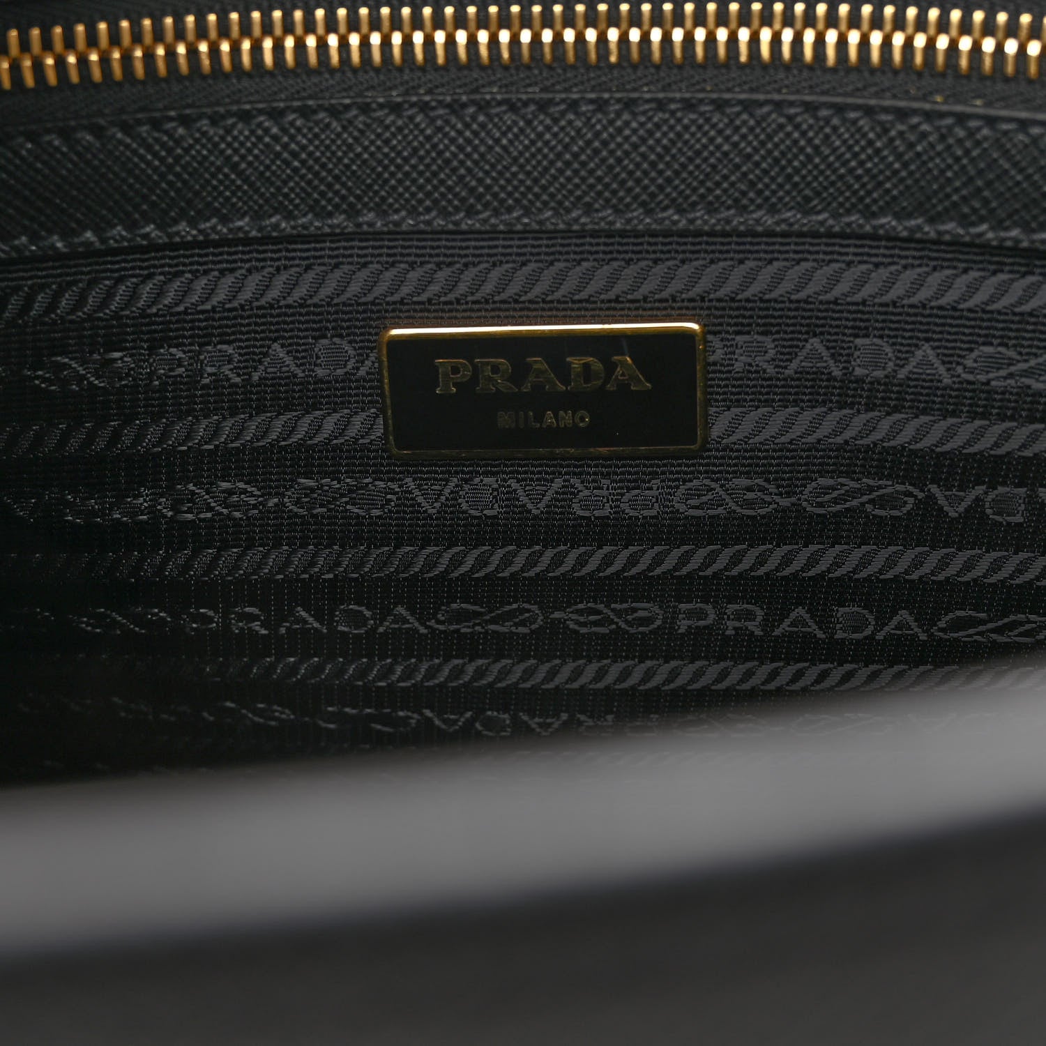 Prada Saffiano Tote Black 6 of 9