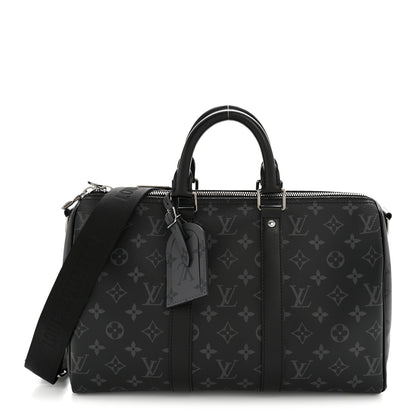 Louis Vuitton Monogram Eclipse Reverse Keepall Bandouliere 35 1 of 9
