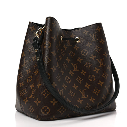 Louis Vuitton Monogram Neonoe MM Black 4 of 7