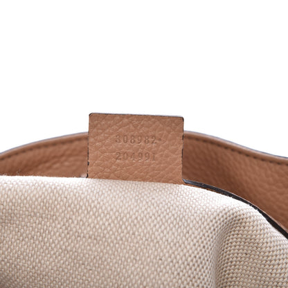 Gucci Pebbled Calfskin Medium Soho Chain Shoulder Bag Rose Beige 7 of 12