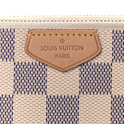 Louis Vuitton Damier Azur Double Zip Pochette 7 of 10