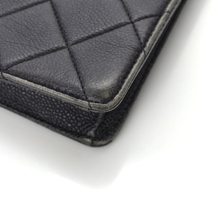 Chanel Caviar Quilted Large Retro Class Flap Dark Navy Blue 10 of 10