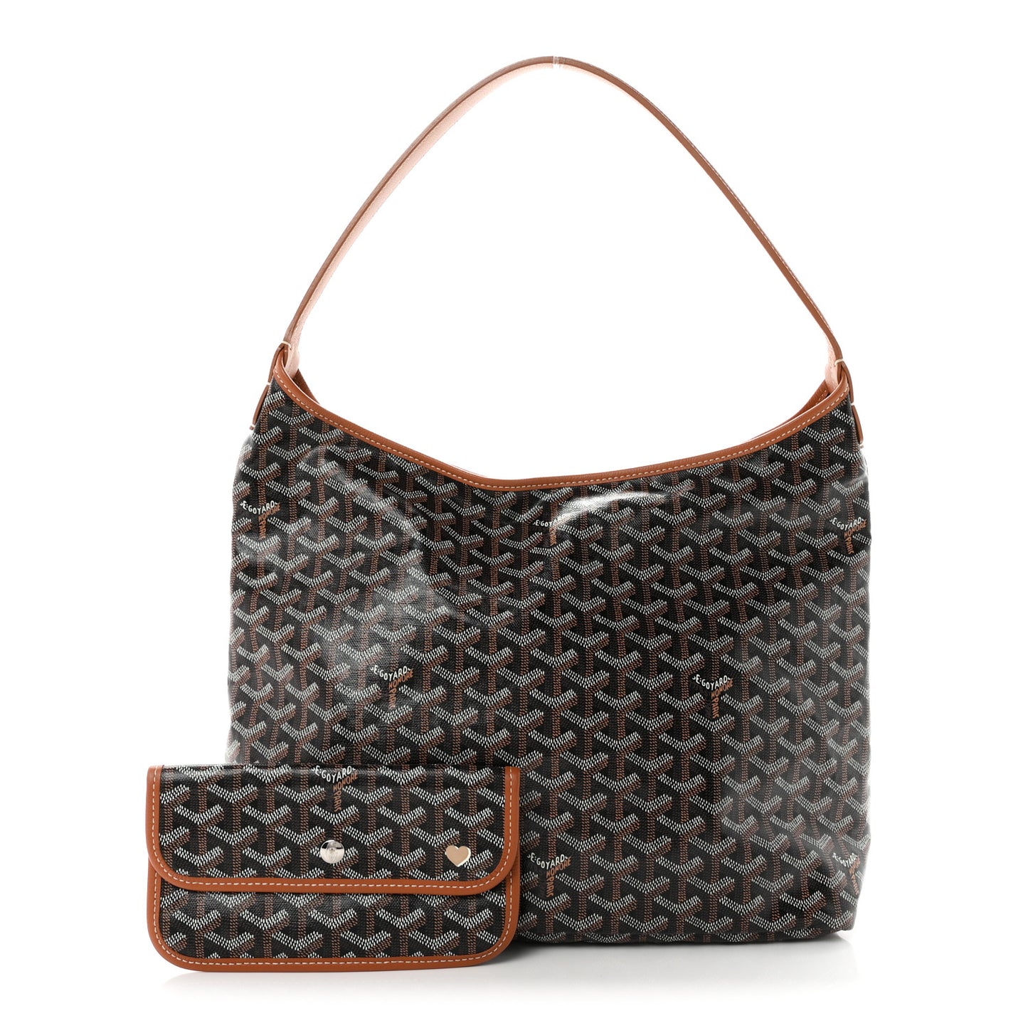 Goyardine Boheme Hobo Black Gold