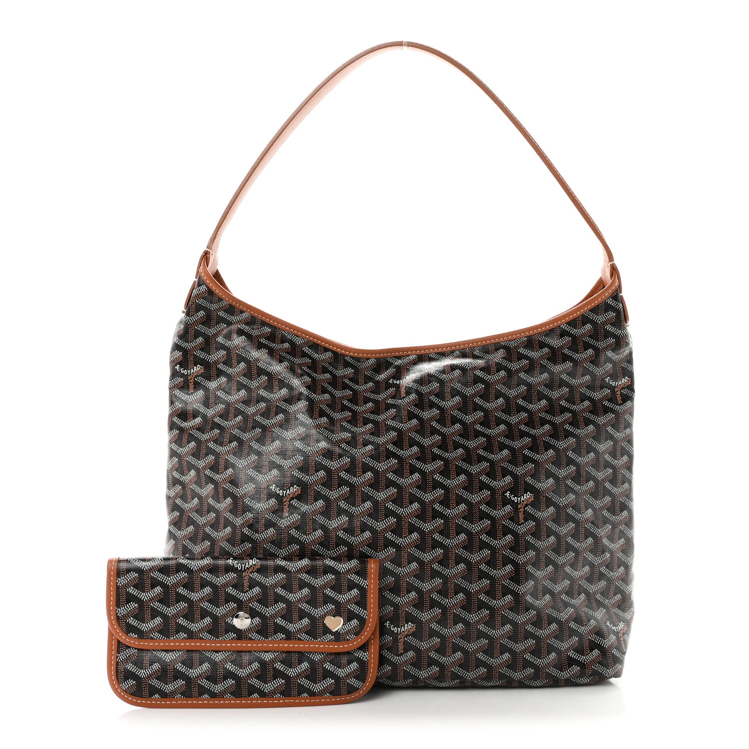 Goyard Goyardine Boheme Hobo Black Gold 3 of 12