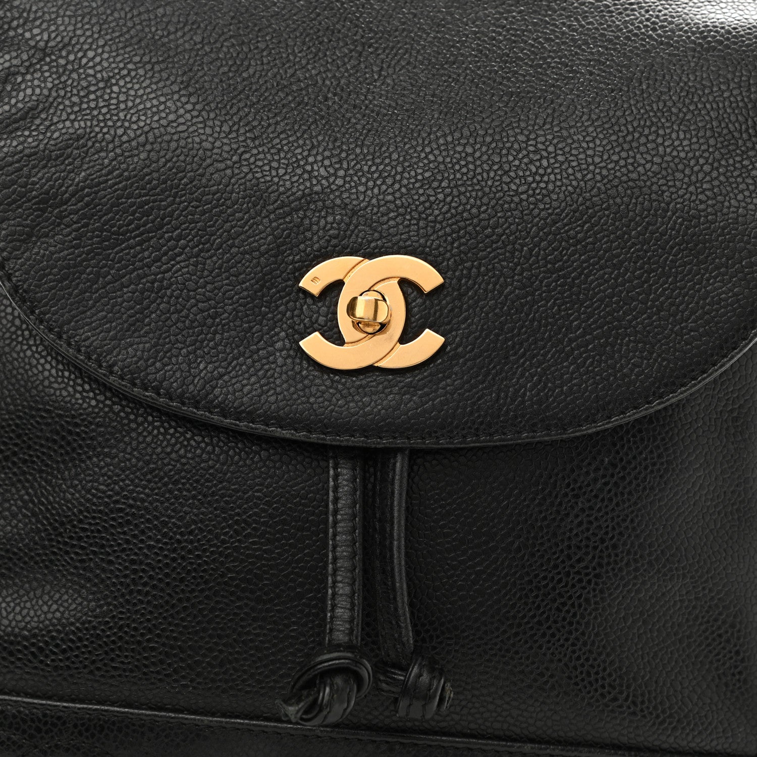 Chanel Caviar CC Backpack Black 8 of 10