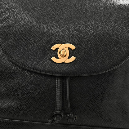Chanel Caviar CC Backpack Black 8 of 10