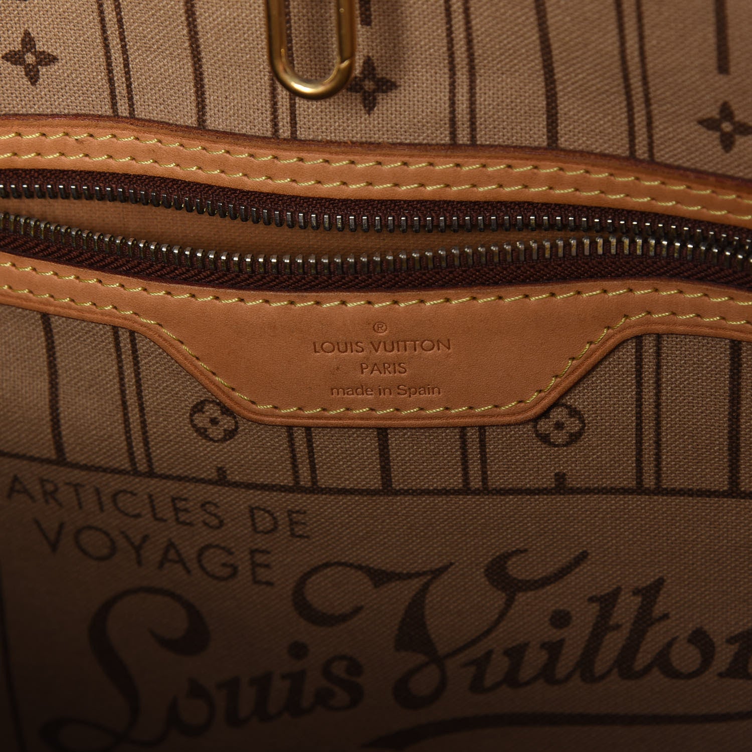 Louis Vuitton Monogram Neverfull MM 9 of 12