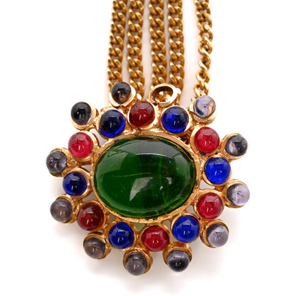 Chanel Metal Chain CC Belt Multicolor Gold 3 of 5