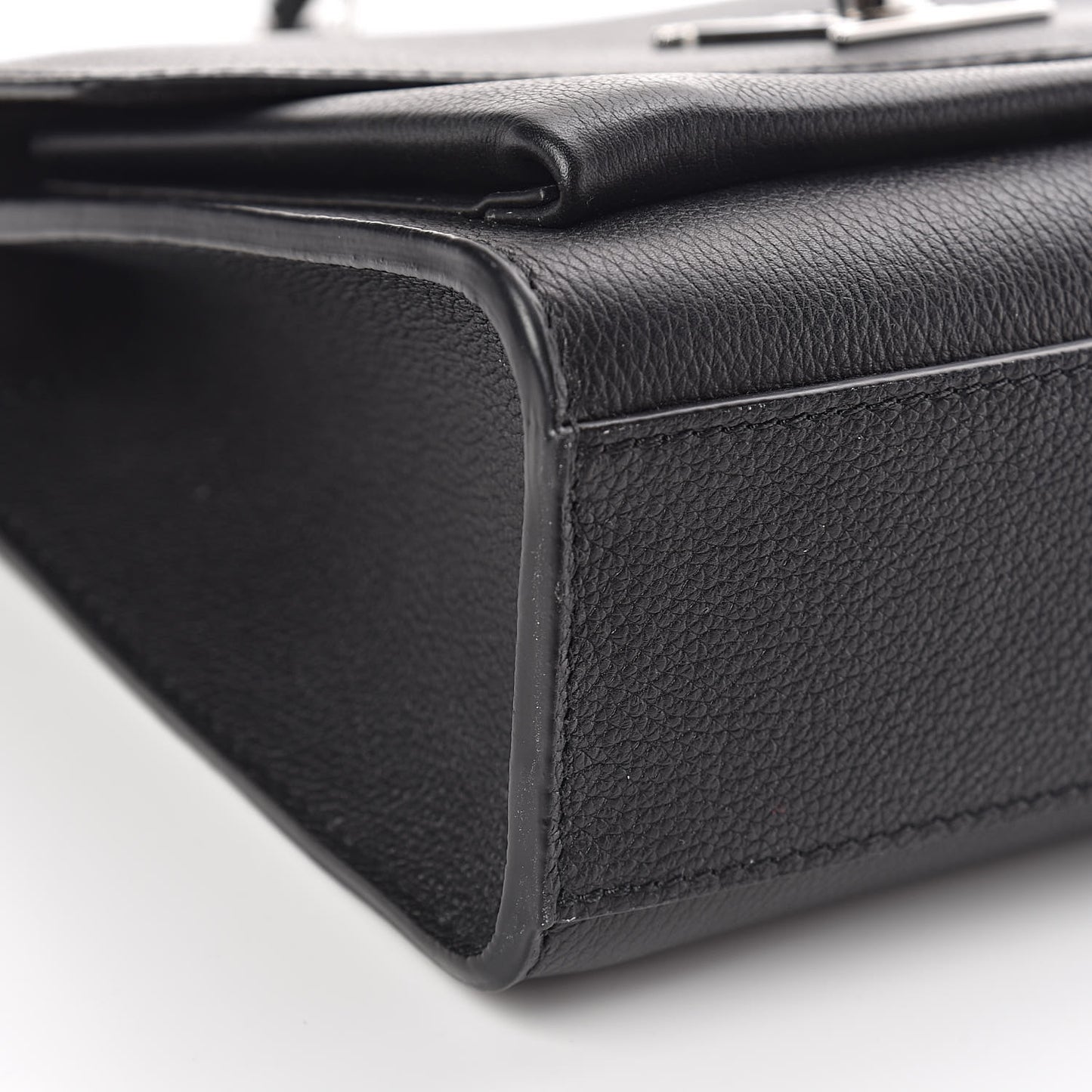 Soft Calfskin My Lockme Chain Bag BB Black