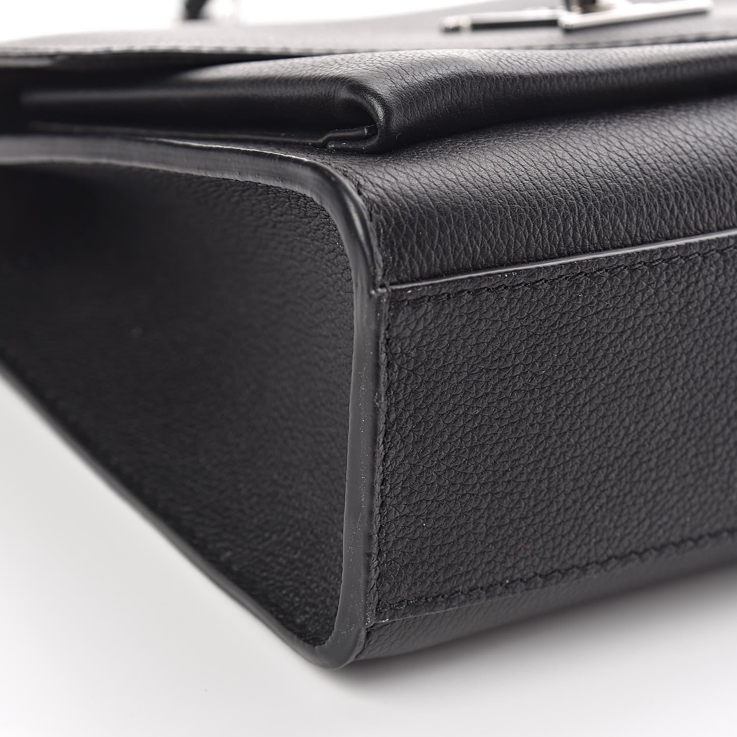 Louis Vuitton Soft Calfskin My Lockme Chain Bag BB Black 5 of 9