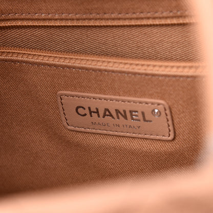 Chanel Caviar Quilted Large Coco Handle Shopping Tote Beige 6 of 10