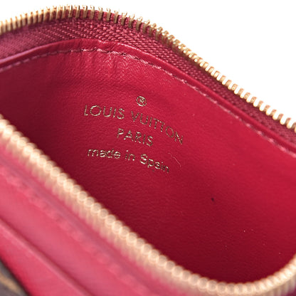 Louis Vuitton Monogram Zipped Card Holder Fuchsia 5 of 7