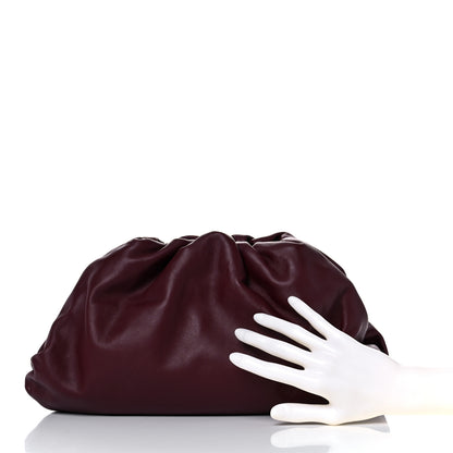 Bottega Veneta Smooth Butter Calf The Pouch Oversized Clutch Bordeaux 2 of 9