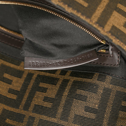 Fendi Fabric Jacquard FF 1974 Multipocket Baguette Tobacco Moro 7 of 12