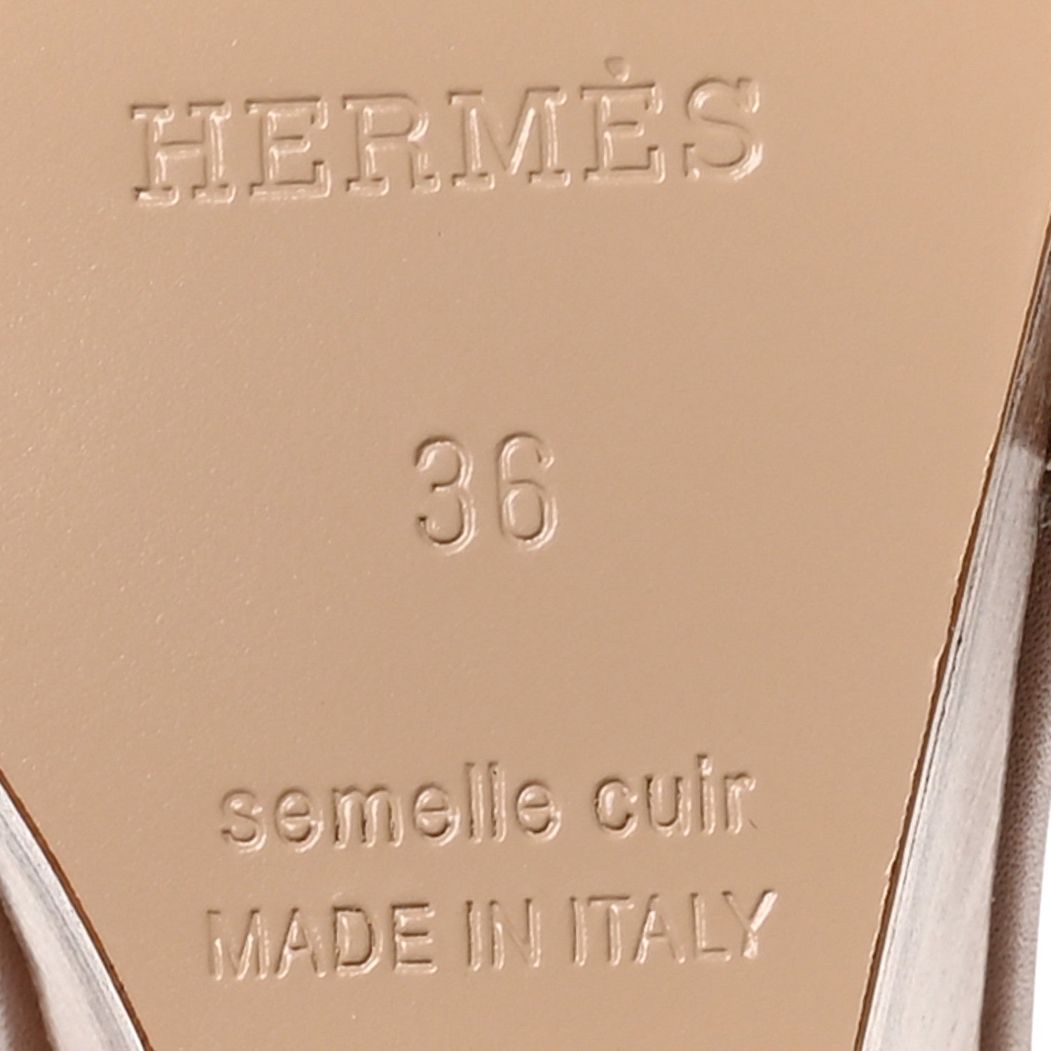 Hermes Calfskin Legend Wedge Sandals 36 Gold 7 of 9
