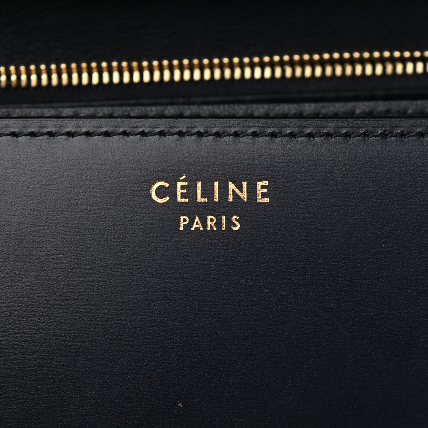 Celine Box Calfskin Medium Classic Box Flap Bag Navy 6 of 10