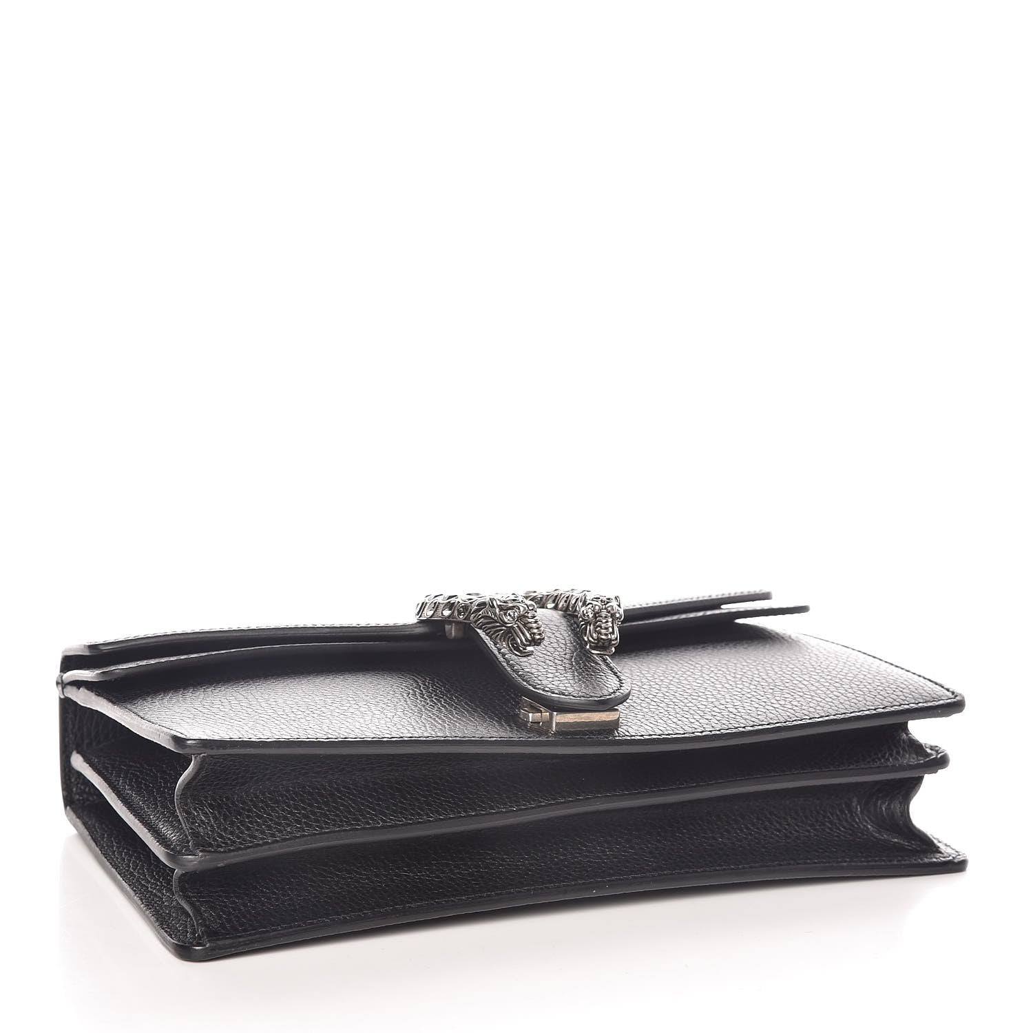 Gucci Pebbled Calfskin Small Dionysus Shoulder Bag Black 4 of 9