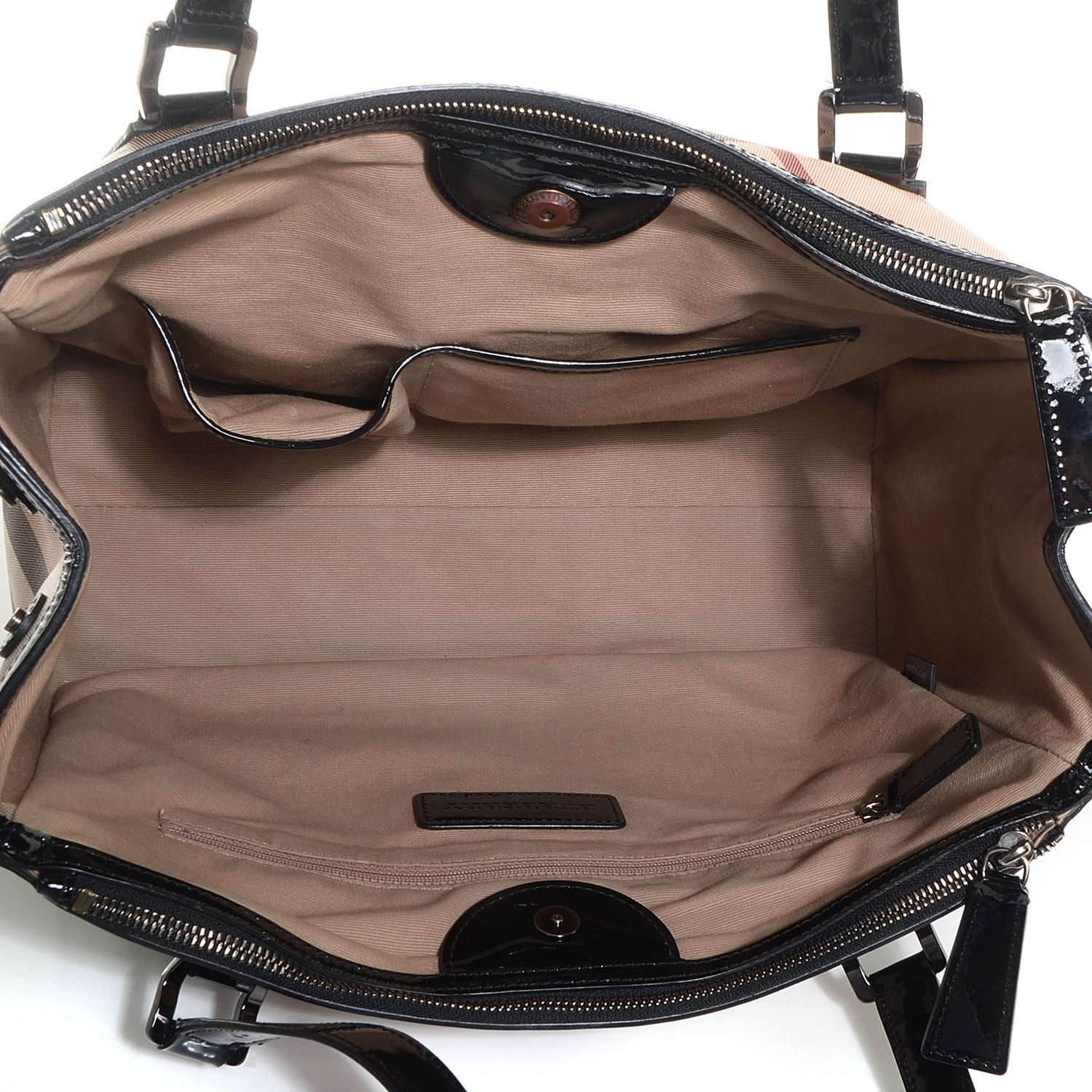 Burberry Supernova Check Medium Melbury Tote Black 5 of 11