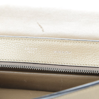 Celine Drummed Calfskin Suede Medium Trapeze Dune 7 of 16