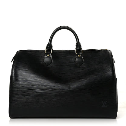 Louis Vuitton Epi Speedy 35 Black 1 of 11
